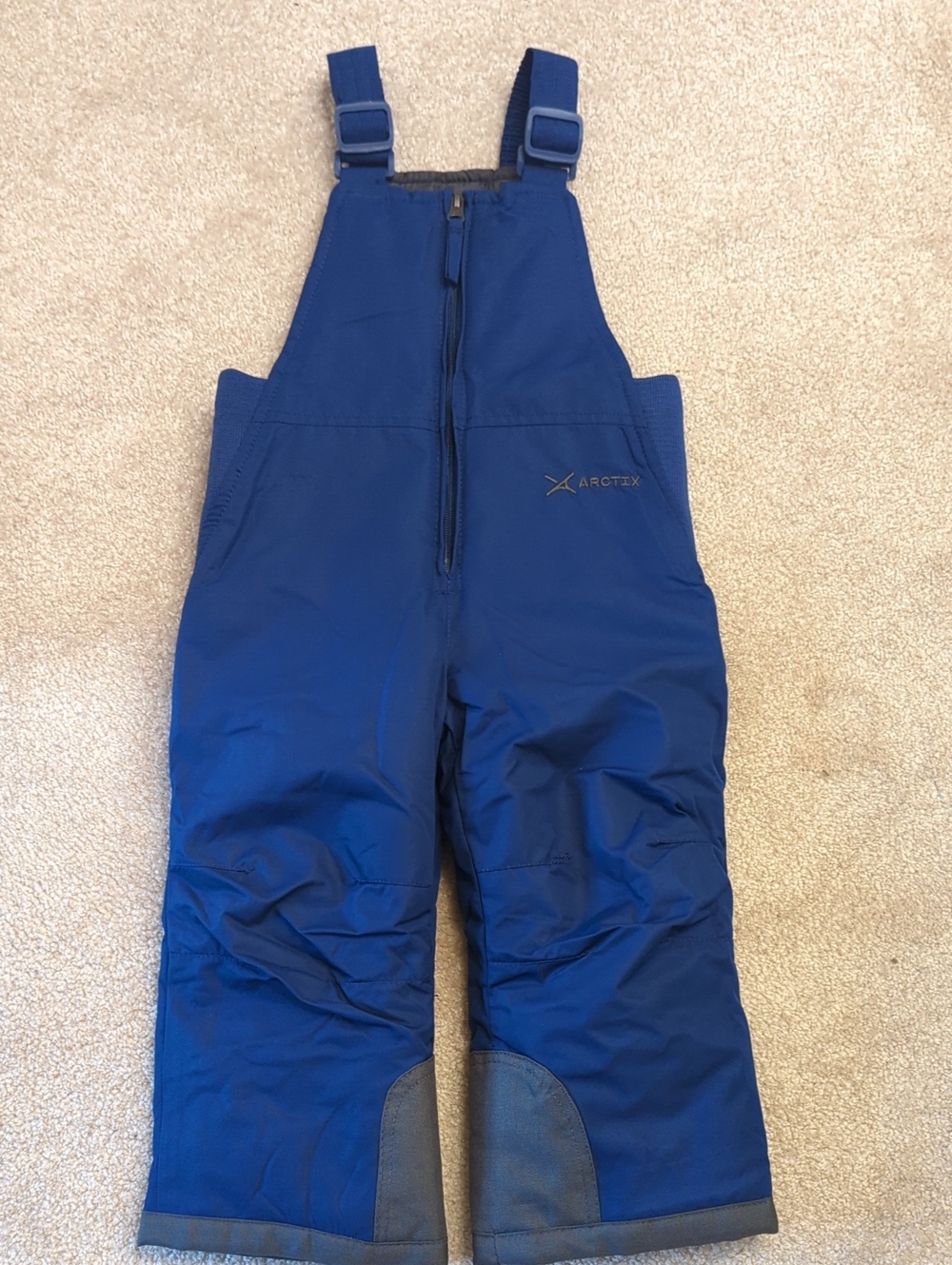 Arctix Kids Royal Blue Insulated Snow Overalls, Size 2T
